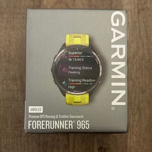 Garmin Forerunner 965 Smartwatch - Bright Yellow